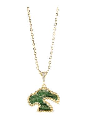 抱树银项链配饰玛瑙挂坠玉吊坠七夕情人节礼物送女友项链情侣礼物