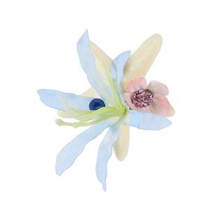 超仙海星花朵发夹女2025新款刘海侧边夹子海边氛围感拍照头饰发卡