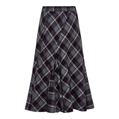 Adidas/阿迪达斯正品三叶草CHECKSKIRT新款经典女半身裙KT6381