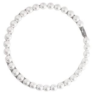 倪妮同款正圆澳白珍珠项链女2025新款毛衣链高级感锁骨链颈链礼物