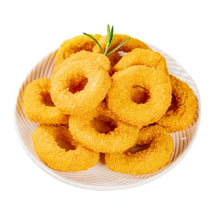 皇家小虎鸡肉洋葱圈儿童小吃空气炸锅油炸冷冻半成品食材鸡肉零食