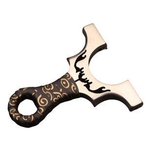 火牛不锈钢龙齿弹弓高精准成人新款弹弓直板弹弓