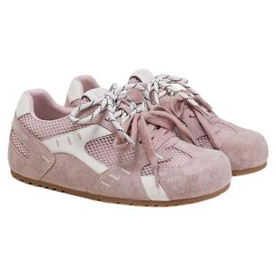 fed粉色德训鞋夏季新款女鞋增高板鞋网面阿甘鞋女款S0416-ZCA617