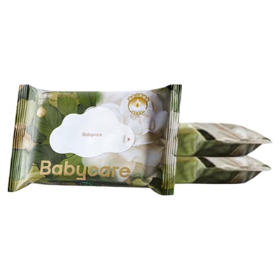 【天猫U先】babycare婴儿山茶湿巾手口专用宝宝湿纸巾便携装10抽