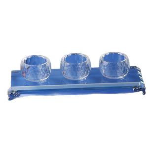 家用佛前贡杯供水的水晶杯供佛杯净水杯佛杯圣水杯子佛具供杯底座