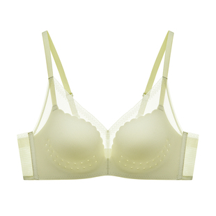 【兰卓丽双月小凉风】透气内衣女聚拢小胸显大无钢圈收副乳防下垂