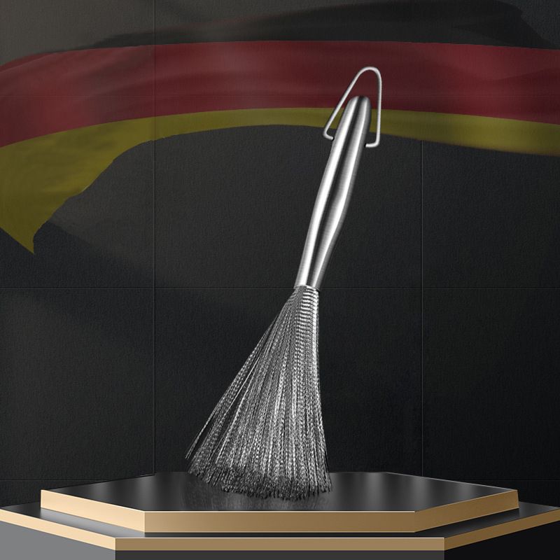 304不锈钢锅刷家用钢丝锅钢丝刷碗污垢锅除伤厨房清洁刷不神器刷