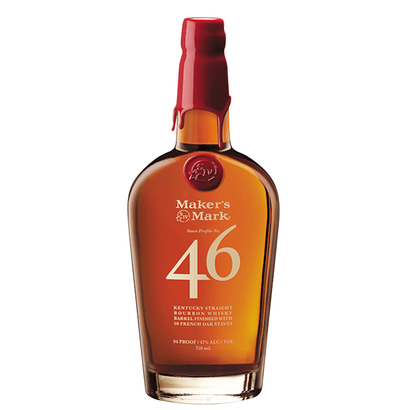 美格46波本威士忌Maker's Mark bourbon可乐桶洋酒750ml美国进口