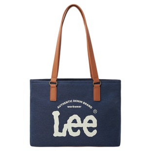 Lee官方托特包大容量单肩包女大学生日常上课通勤包百搭手提女包
