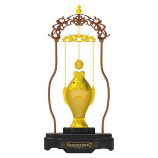 《国宝双鱼花丝链瓶》客厅博古架家居陈设摆放摆件袁长君礼品礼物