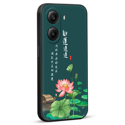 秋昊适用于红米turbo4新款彩绘redmiturbo4简约文字手机壳。红迷turbo4时尚男女款24129rt7cc网红6.67寸复古