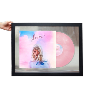 巫牌.妆 黑胶唱片相框 亚克力12寸专辑展示框收纳墙饰简约装裱框