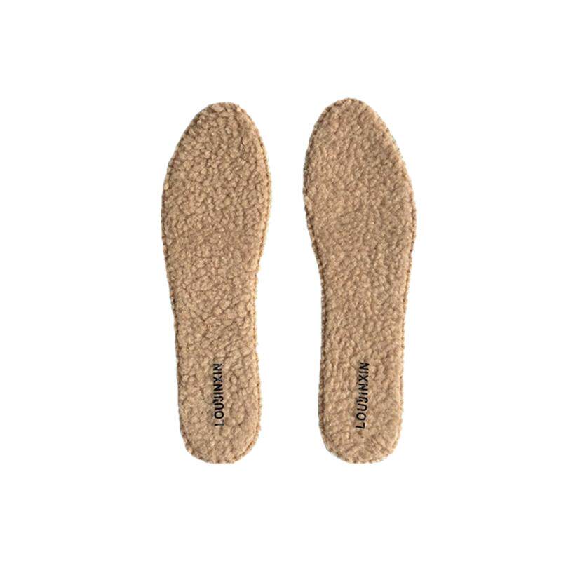 女单秋冬保暖高跟棉鞋垫仿羊羔绒透气舒适棉靴女尖头圆头方头可洗