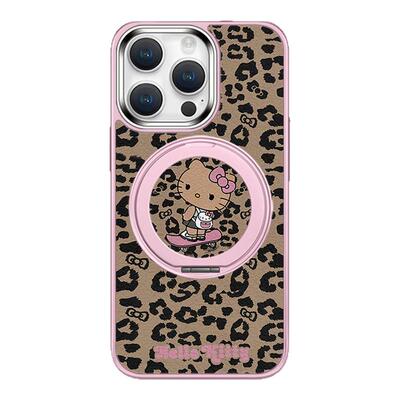黑皮Kitty猫磁吸手机壳适用苹果