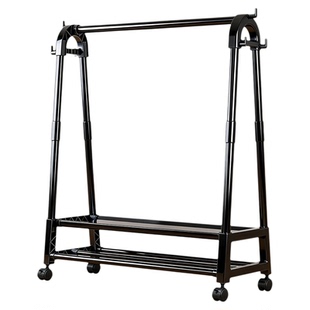 衣帽架落地卧室阳台晾衣架多功能移动晒衣架简易晾衣杆门后挂衣架