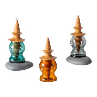 中国美术学院文创杭州西湖三潭印月香薰扩香装饰摆件国风生日礼物