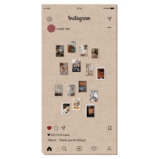 毛毡板照片墙装饰背景板免钉自粘软木板组合拍立得相框展示创意高级感客厅玄关入户门留言板钥匙玩偶挂件收纳