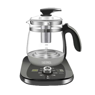 膳魔师养生壶EHA-1316配件单壶底座盖子加厚款玻璃壶体茶壶煮茶器