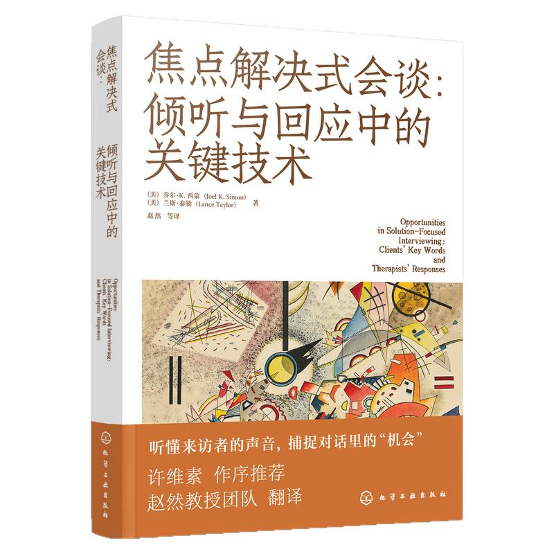 焦点解决式会谈 倾听与回应中的关键技术 焦点解决短程治疗参考书 焦点解决短程治疗的工具和地图 微观分析和机会点 心理学书籍