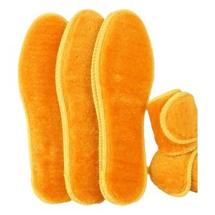 冬季加绒仿羊毛绒棉鞋垫子女软底加厚男吸汗防冻脚保暖运动发热