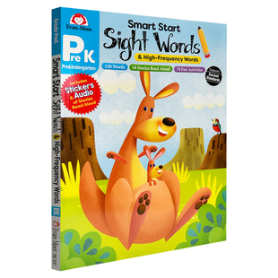 Evan-Moor Smart Start Sight Words Grade PreK-1聪慧启蒙系列高频词3册套装 美国教辅evanmoor发音少儿英语学习启蒙到幼儿园大班
