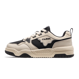骆驼月白运动鞋男2025秋冬新款男鞋休闲鞋子透气防滑耐磨低帮板鞋