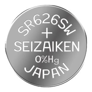 SEIZAIKEN精工SR626SW/377无汞氧化银原装手表纽扣电池 电子