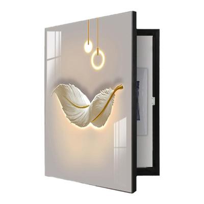 竖款电表箱遮挡装饰画