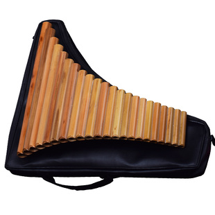 苦竹排箫乐器C专业22管初学儿童F成人G调排笛演奏学生排萧竖吹潇