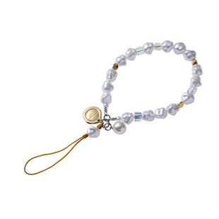 琼睿巴洛克手机链高级异形珍珠链条好看手腕绳挂件通用手机壳挂绳精致女防丢手机挂绳包包挂饰串珠新款绳吊坠