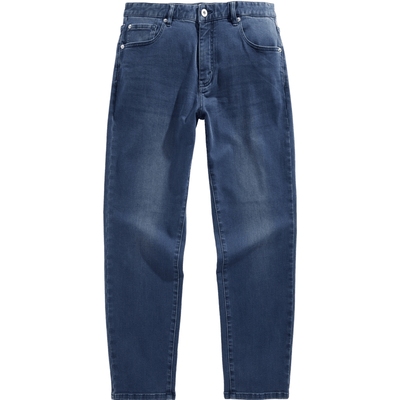 【断码钜惠】太平鸟男装 冬季美式蓝色牛仔裤B2HAD4386