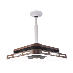 新中式麻将机吸烟灯自动升降酒店会所专用吊灯棋牌室空气净化器