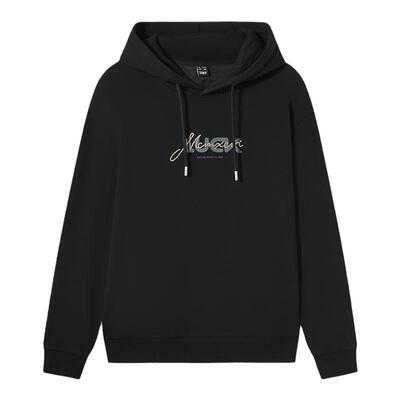 森马卫衣男冬季精致刺绣简约通勤男装上衣叠穿时尚合体连帽打底衫