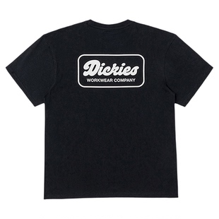 Dickies户外26春夏新款字母LOGO刺绣重磅棉美式短袖T恤男女情侣