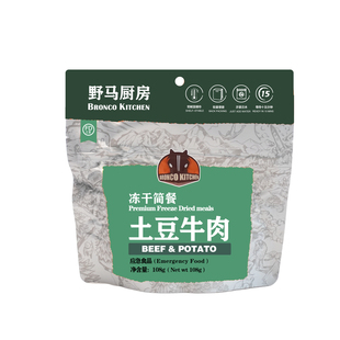 野马厨房冻干长期快速防救灾应急储备免蒸煮即食品脱水冲泡米拌饭