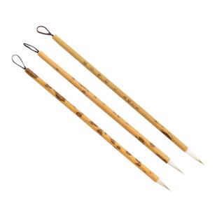 启明文房徽宗神韵瘦金体毛笔书法专用狼羊兼毫勾线笔国画专用佛像