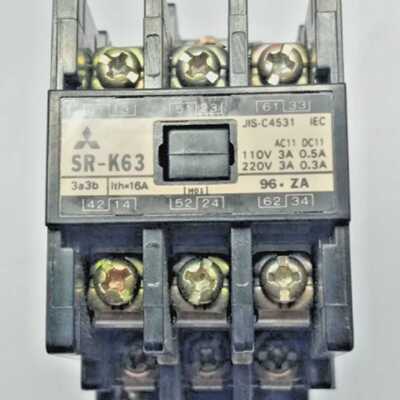 MITSUBISHI NKVPI SR-K63 Contactor Relay Coil 110V 16A EXPEDI