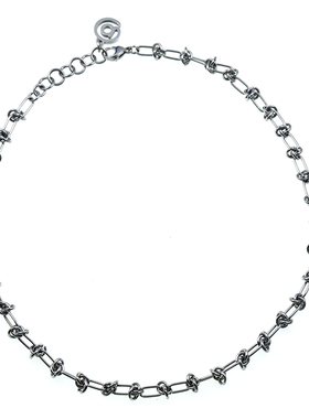 原创可调节钛钢百搭素链张极同款