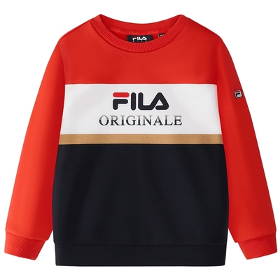 FILA斐乐男小童加绒保暖上衣