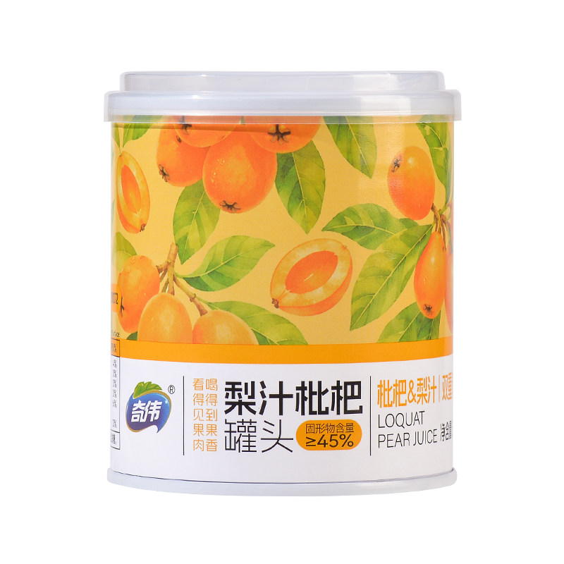 奇伟梨汁枇杷罐头312g
