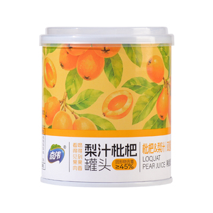 奇伟梨汁枇杷罐头312g水果罐头休闲零食果汁代替糖水大五星枇杷