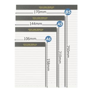 草稿纸学生用可撕草稿本空白笔记本2022年新款横线记事本方格纸厚拍纸本演算白纸上翻A6便签本子美术绘画本子