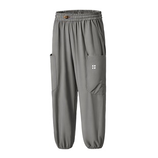 KK树儿童速干裤户外男童女孩春夏薄款软壳长裤原纱透气防晒运动裤