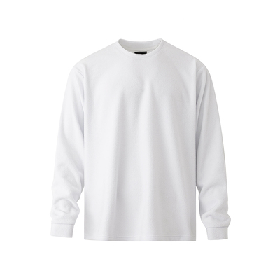 MRCYC纯色圆领套头毛衣男士冬季