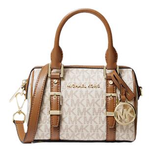 MICHAEL KORS MK Bedford 女士超小号老花迷你波士顿包斜挎包女包