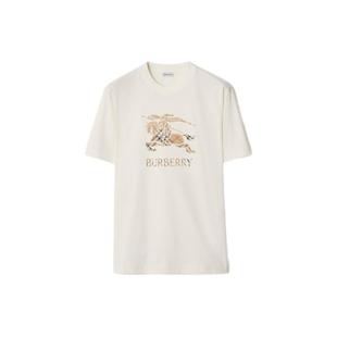 【新款】BURBERRY男装 渐变马术骑士徽标棉质 T 恤衫 多色