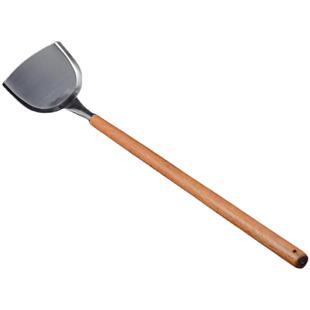 304商用大锅铲不锈钢大号炒菜铲头食堂用单位学校特长木柄耐高温