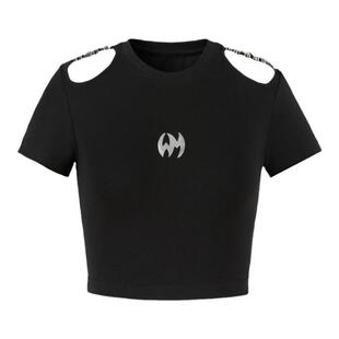 章自豪 Weird Market镂空紧身上衣短袖T恤Tee网红女款现货正品