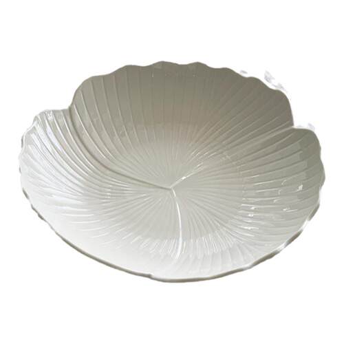 安木良品 大厂订单 日式ins田园风花朵造型陶瓷水果沙拉汤餐菜盘