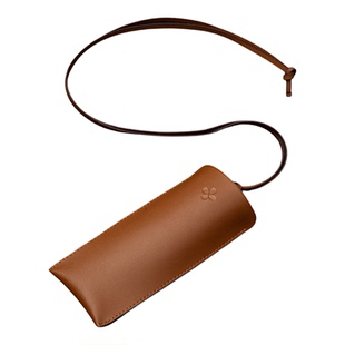 不止必入！巴黎套组/头层小牛皮金棕马鞍随身包手机包眼镜收纳袋